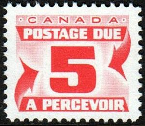 Stamp, Numerals - Large Format, Canada,  