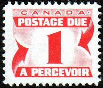 Stamp, Numerals - Large Format, Canada,  