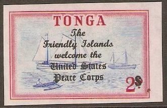 Stamp, Surcharged, Tonga,  , Sea