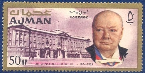 Winston Spencer Churchill and Buckingham-Palace
