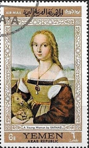 A young woman by Raphael