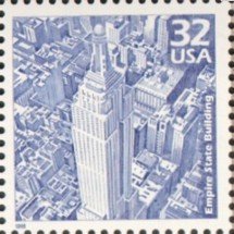 Stamp, Century-1930's: Empire State Building, United States of America,  