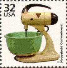 Stamp, Century-1930's: Household conveniences, United States of America,  
