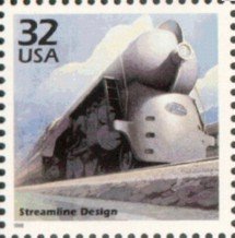 Stamp, Century-1930's: Streamline Design, United States of America,  , Railways
