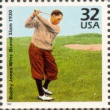 Stamp, Century-1930's: Bobby Jones, United States of America,  