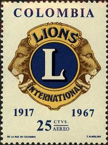 Stamp, Badge, Colombia,  