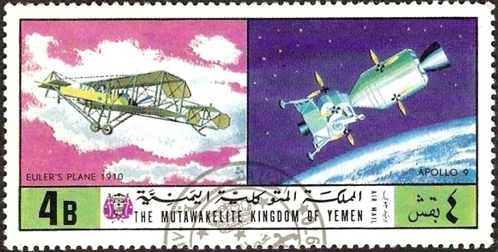 Euler biplane 1910, - Apollo 9