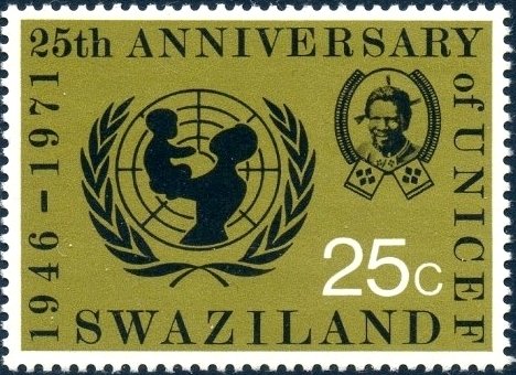 UNICEF emblem, King Sobhuza