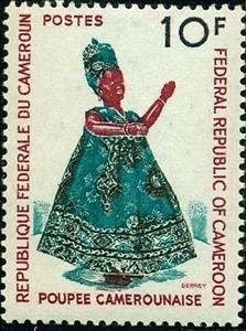 Stamp, Cameroun doll, Cameroun,  