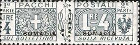 Pacchi Postali Overprint "Somalia"