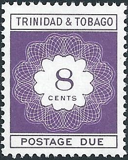Stamp, Numeral in Circle, Trinidad and Tobago,  