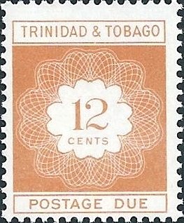 Stamp, Numeral in Circle, Trinidad and Tobago,  