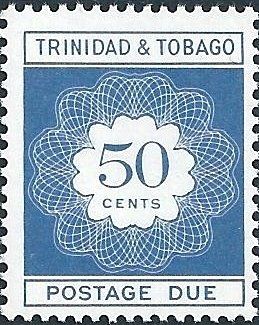 Stamp, Numeral in Circle, Trinidad and Tobago,  