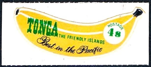 Stamp, Banana, Tonga,  