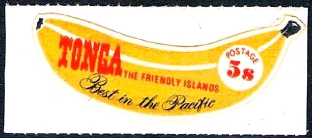 Stamp, Banana, Tonga,  