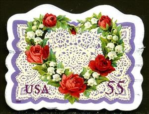 Stamp, Victorian Love, United States of America,  