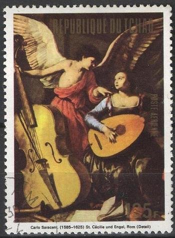 St. Cecilia and angel by Carlo Saraceni