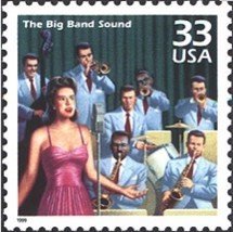 Stamp, Century - 1940's: The Big Band Sound, United States of America,  