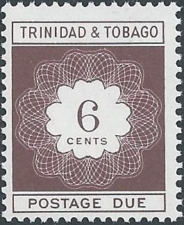 Stamp, Numeral in Circle, Trinidad and Tobago,  