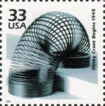 Stamp, Century - 1940's: Slinky Craze begins 1945, United States of America,  