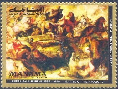 Battle of the Amazons by Peter Paul Rubens