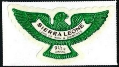 Stamp, Eagle 2 of 7, Sierra Leone,  , Advertisements