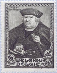 Stamp, François de Tassis, Belgium,  , Postal Services, Postmasters