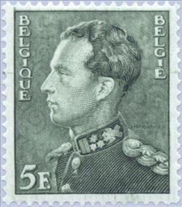Stamp, King Leopold III, Belgium,  , Heads of State, Uniforms, Kings
