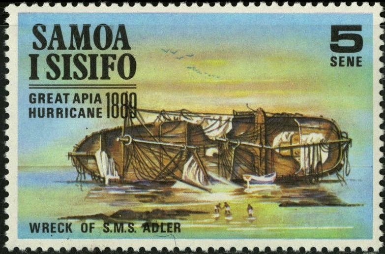 Wreck of German ship Adler.
