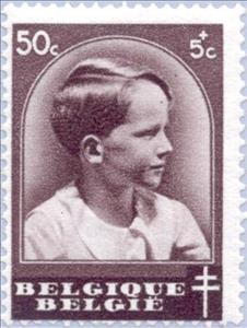 Stamp, Prince Boudewijn, Belgium,  , Royalty, Princes
