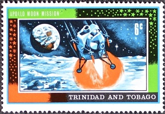 Moon landing and earth
