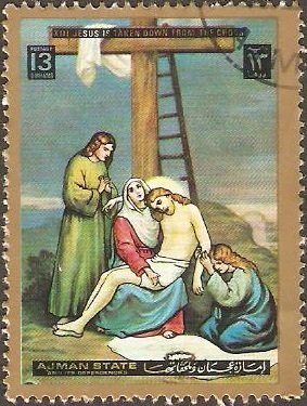 Jesus is taken down from the cross