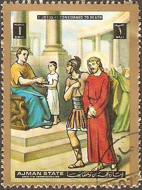 Jesus opposite to Pilate