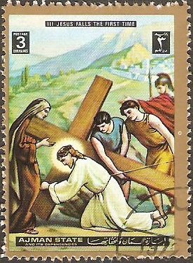 Jesus falls the first time