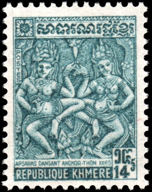 Apsaras dancing (Angkor-Thom)