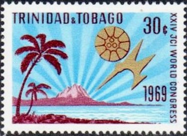 Stamp, 24th World Congress of the Junior Chamber International, Trinidad and Tobago,  