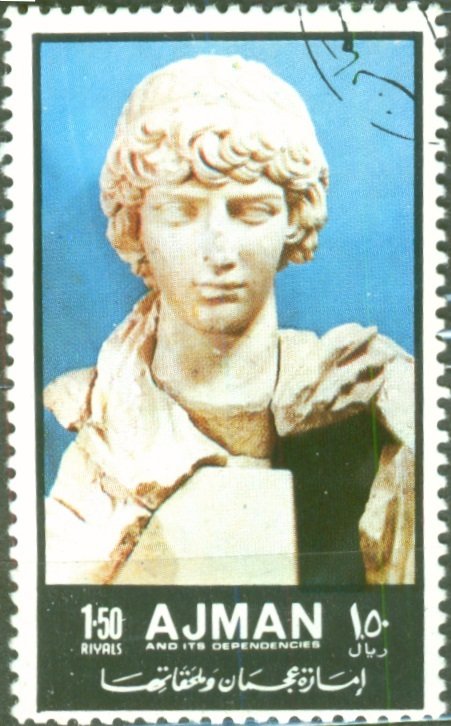 Sculpture of a young man