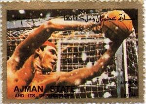 Stamp, Waterpolo, Ajman,  , Olympic Games, Water-polo
