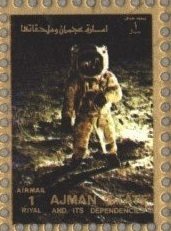 Astronaut on the moon