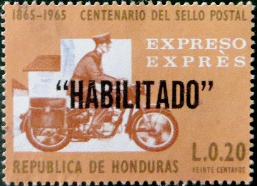 Mailman on motorcycle