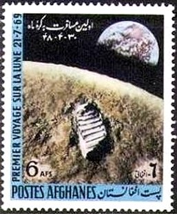 Footprints on Moon and Earth