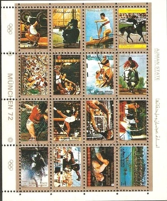 Summer Olympics 1972, Munich, small format