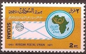 Letter and African Postal Union Emblem