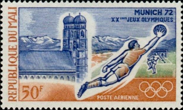 Frauenkirche and Soccer Player