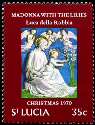 Luca della Robbia: Madonna with the Lilies