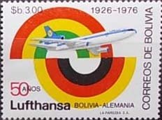 DC-10 Lufthansa national colors of Bolivia and the Federal R