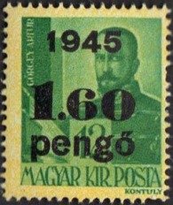 Stamp, Artúr Görgey (1818-1916) Honvéd general, Hungary,  , Generals