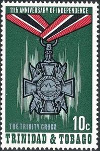 Stamp, The Trinity Cross, Trinidad and Tobago,  , Medals and Marks of Honour
