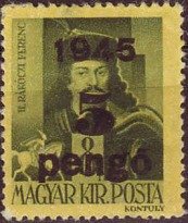 Stamp, Ferenc II Rákóczi (1676-1735), Hungary,  , Freedom Fighters, Princes