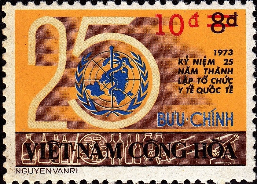 Emblem and "25"-overprint